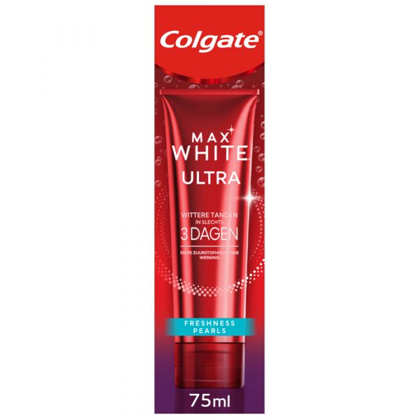 6x Colgate Tandpasta Max White Ultra Freshness Pearls 75 ml