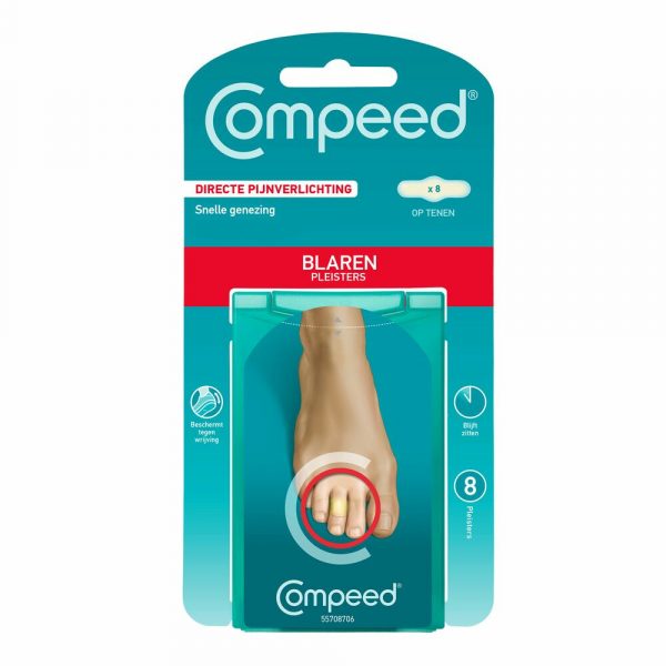 2x Compeed Blarenpleister Tenen 8 stuks