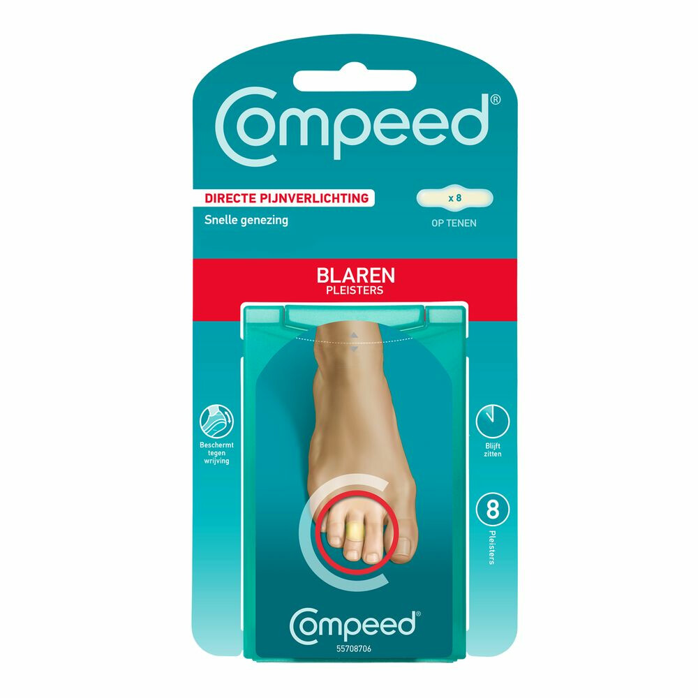 2x Compeed Blarenpleister Tenen 8 stuks