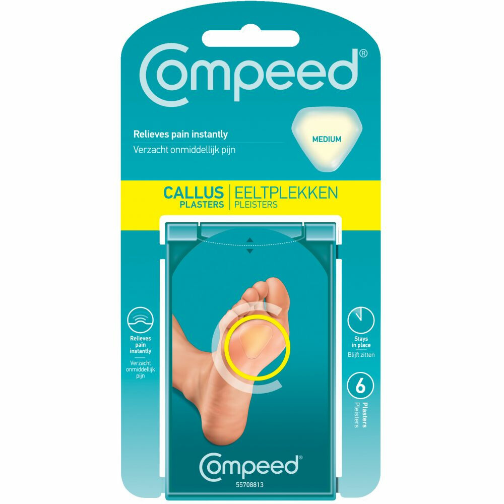 2x Compeed Eeltpleister Medium 6 stuks