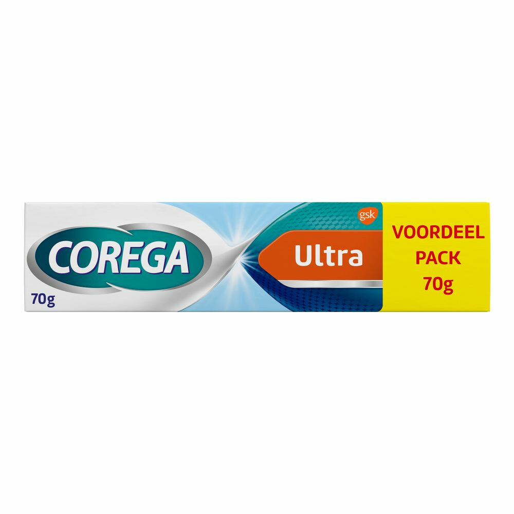 Corega Kleefcrème Ultra Kunstgebitverzorging 70 gr