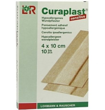 Curaplast Pleister 4X10 cm 10 stuks