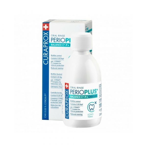 2x Curaprox Mondspoeling Perio Plus+ Balance CHX 0.05% 200 ml