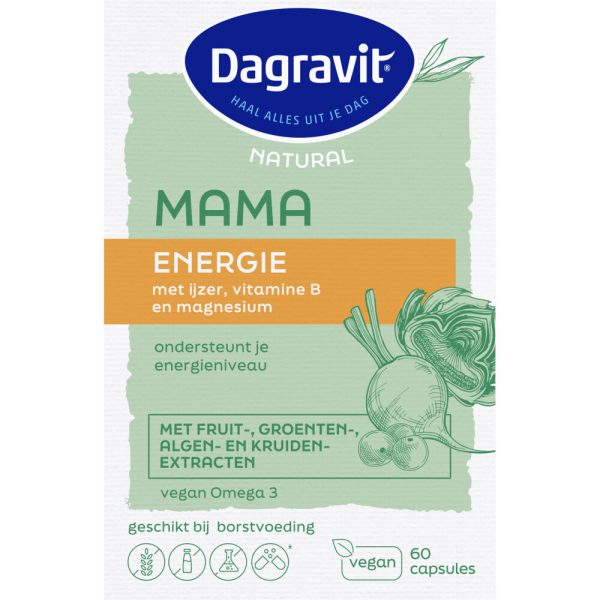 Dagravit Natural Mama Energie 60 capsules