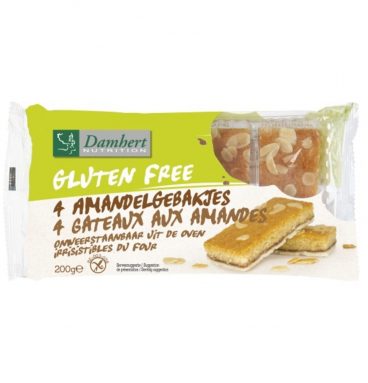 3x Damhert Amandelgebak Glutenvrij 200 gr