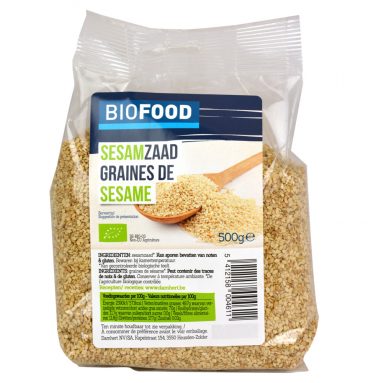 3x Damhert Biofood Sesamzaad Biologisch 500 gr