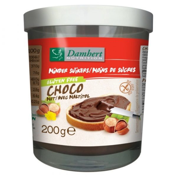 3x Damhert Chocopasta Hazelnoot 200 gr