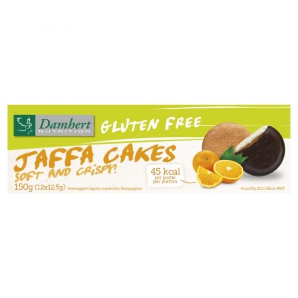 3x Damhert Glutenvrij Jaffa Cakes 150 gr