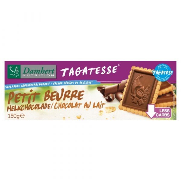 6x Damhert Petit Beurre Melkchocolade 125 gr