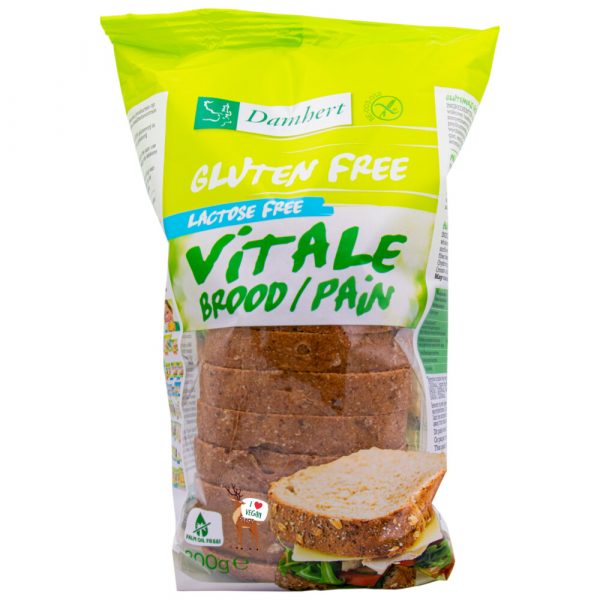 3x Damhert Vitaal Brood Glutenvrij Lactosevrij 300 gr