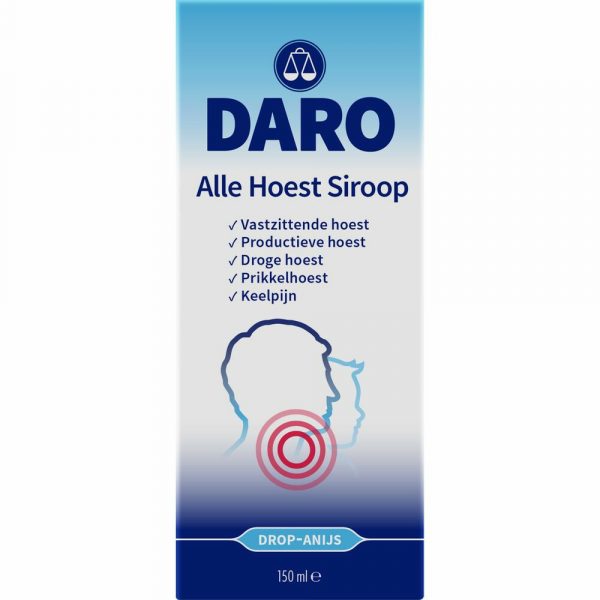 6x Daro Alle Hoest Siroop 150 ml