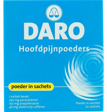 Daro Hoofdpijnpoeders 20 stuks