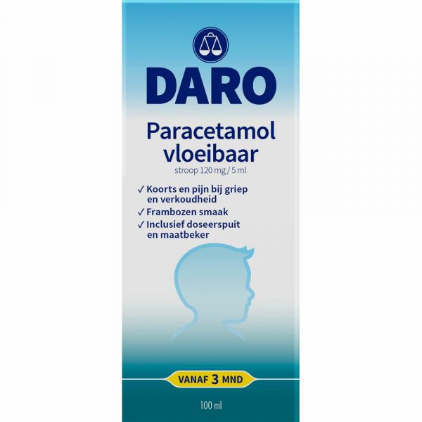 Daro Paracetamol Vloeibaar Kind 100 ml