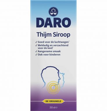 6x Daro Thijmsiroop 200 ml