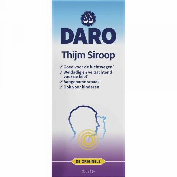 6x Daro Thijmsiroop 200 ml