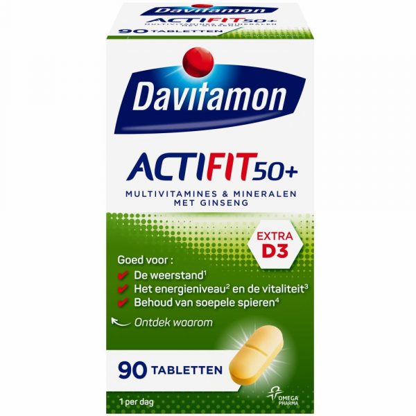 Davitamon Actifit 50+ 90 tabletten