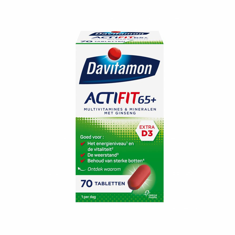 Davitamon Actifit 65+ 70 tabletten