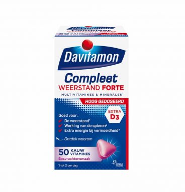 Davitamon Compleet Weerstand Forte 50 kauwtabletten