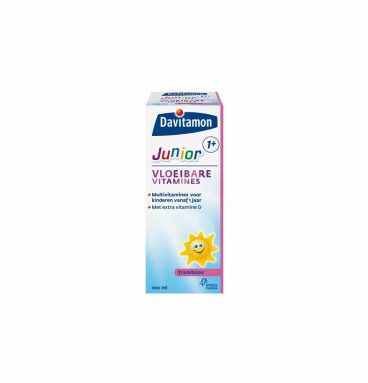 2x Davitamon Junior 1+ Framboos 100 ml