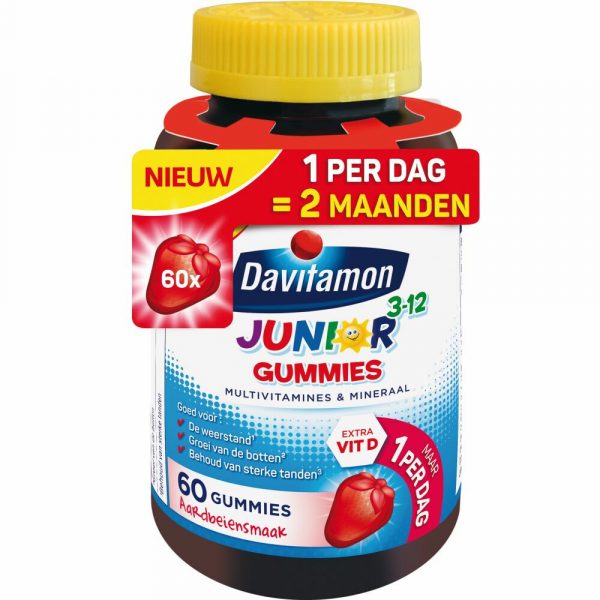 Davitamon Junior Gummies 3-12 jaar 60 gummies