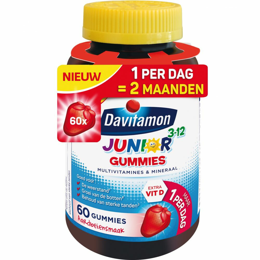 Davitamon Junior Gummies 3-12 jaar 60 gummies