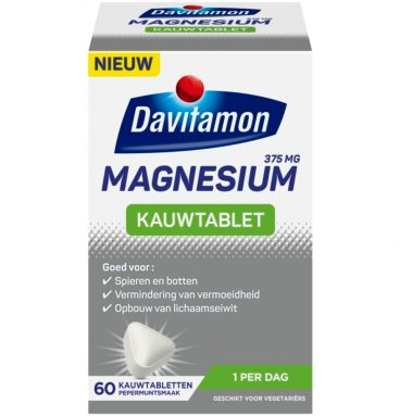 Davitamon Magnesium Kauwtablet 60 tabletten