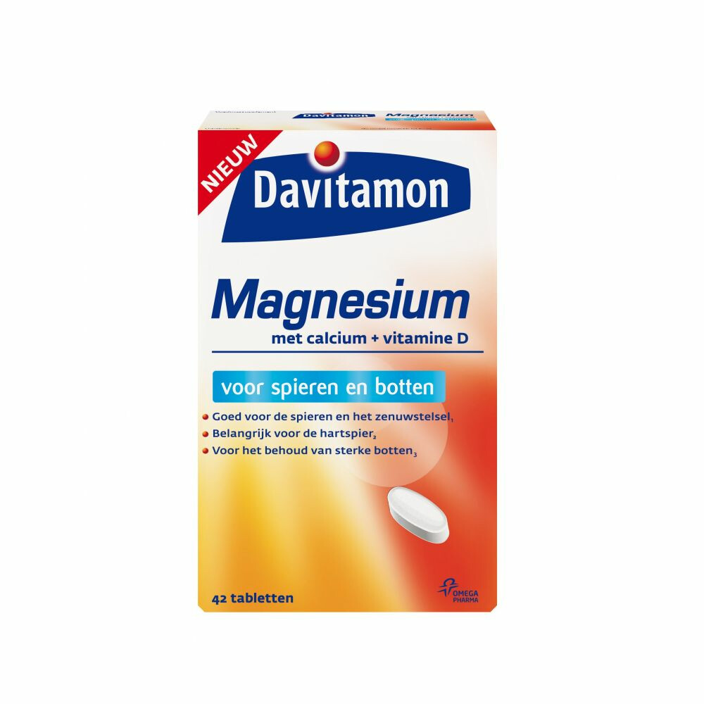 Davitamon Magnesium Spieren en Botten 42 tabletten