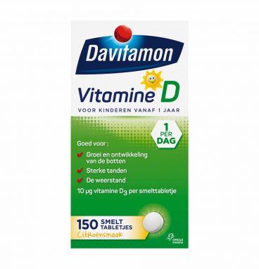 Davitamon Vitamine D Kind 150 smelttabletten