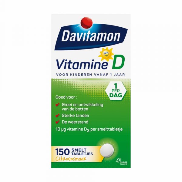 Davitamon Vitamine D Kind 150 smelttabletten