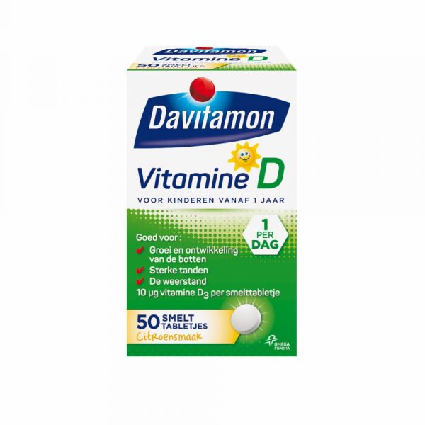 Davitamon Vitamine D Kind 50 smelttabletten