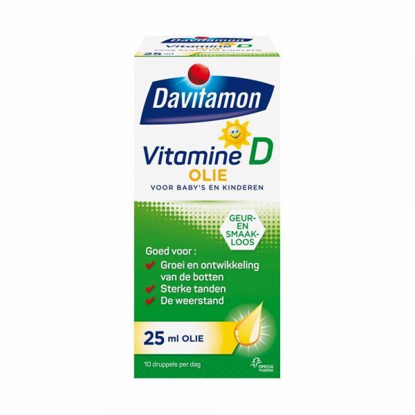 3x Davitamon Vitamine D Olie 25 ml