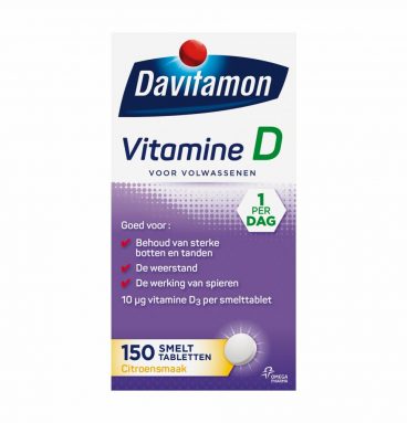 Davitamon Vitamine D Volwassenen 150 smelttabletten