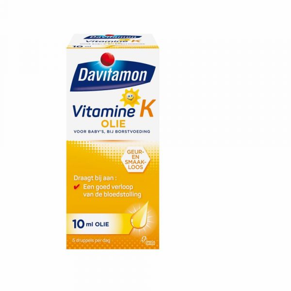 3x Davitamon Vitamine K Olie 10 ml