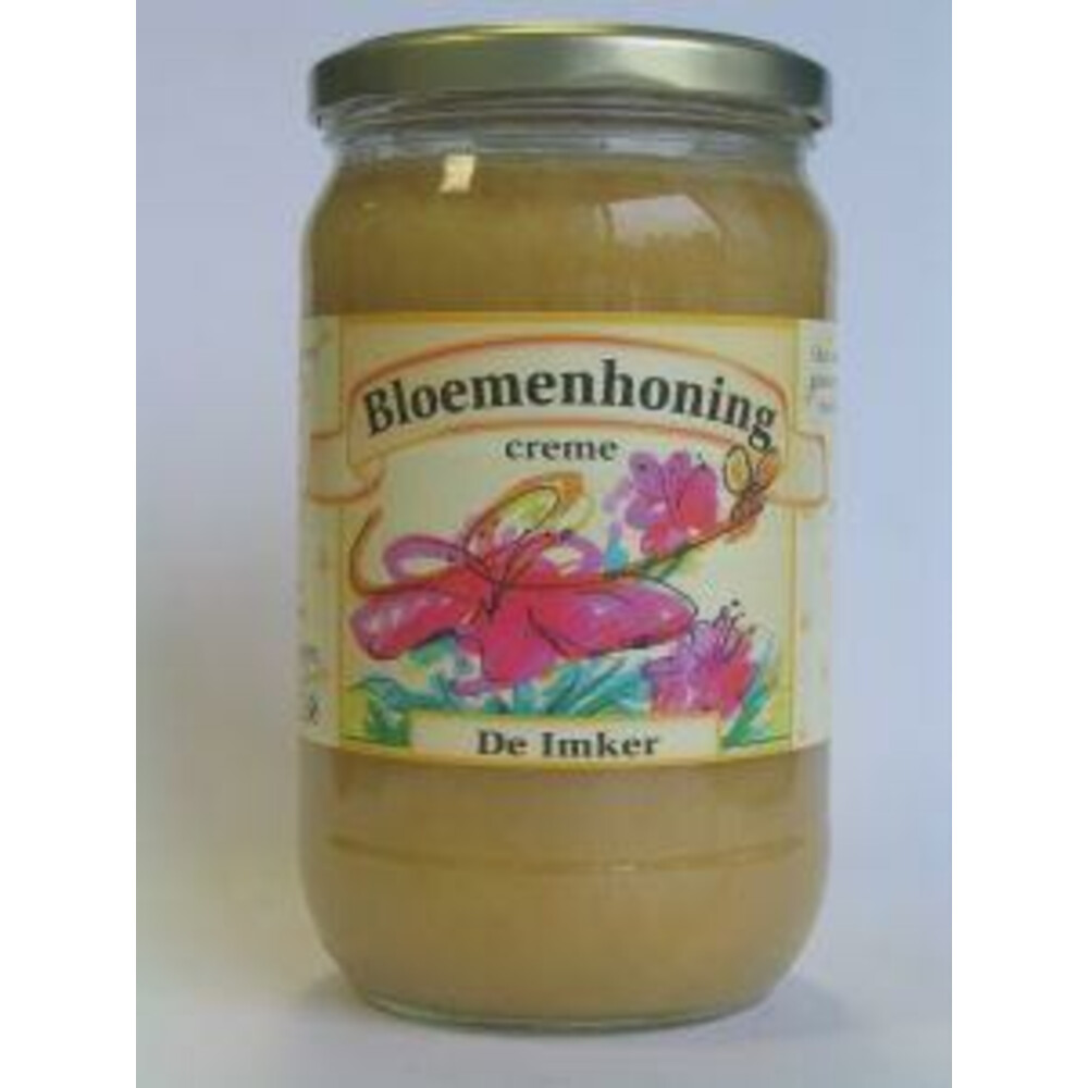 3x De Imker Bloemenhoning Creme 900 gr