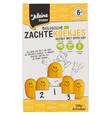 6x De Kleine Keuken Bio Babykoekjes 150 gr