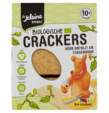 6x De Kleine Keuken Bio Crackers 110 gr