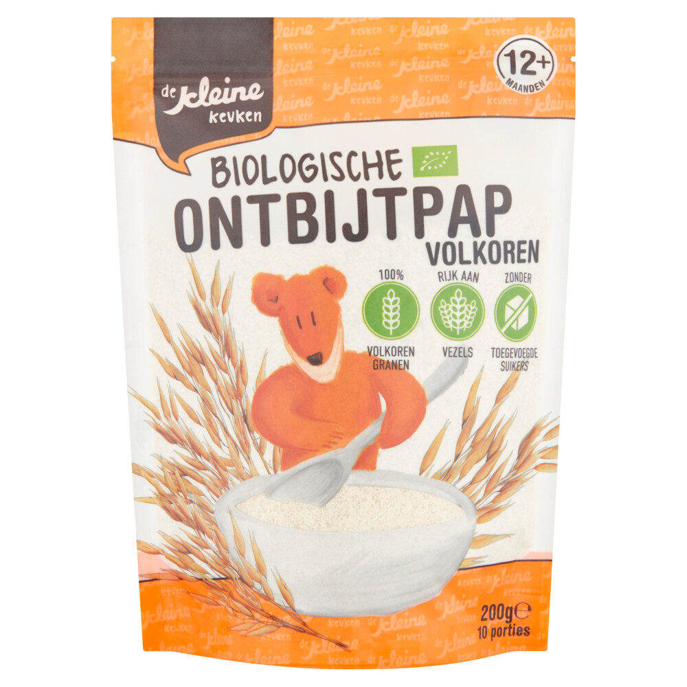 De Kleine Keuken Bio Ontbijtpap Volkoren 200 gr