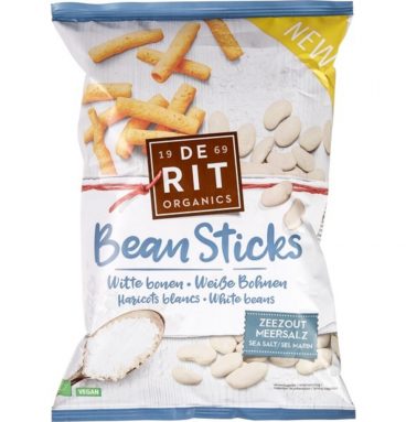 6x De Rit Bean Sticks Witte Boon Bio 75 gr