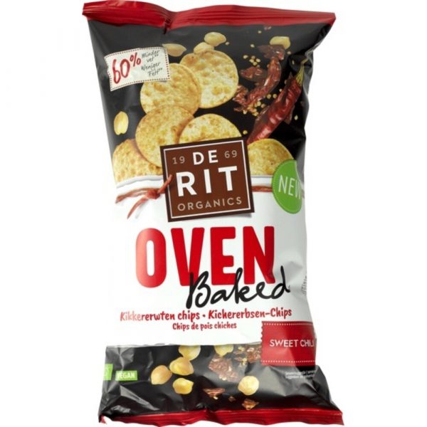 De Rit Kikkererwtchips Sweet Chili Bio 75 gr