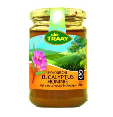 3x De Traay Honing Eucalyptus Bio 350 gr