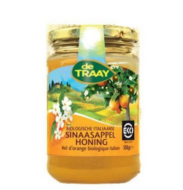 3x De Traay Honing Sinaasappelbloesem Eko 350 gr