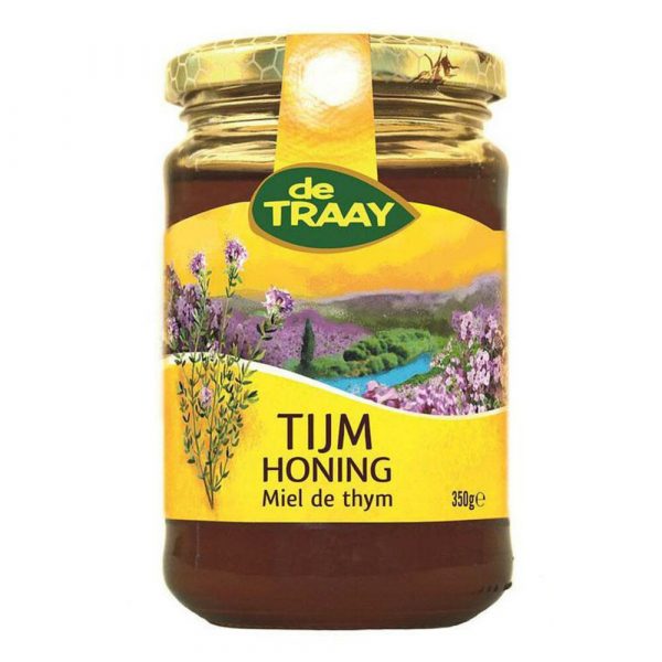 3x De Traay Honing Tijm Bloemen 350 gr