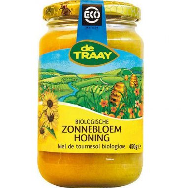 3x De Traay Honing Zonnebloem 450 gr