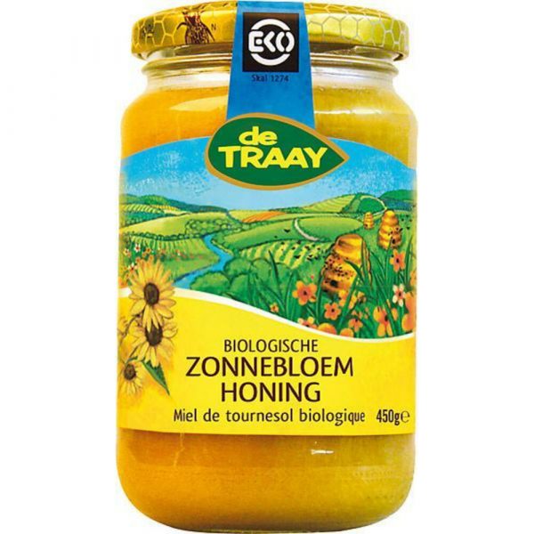 3x De Traay Honing Zonnebloem 450 gr