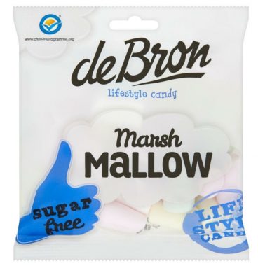 3x De bron Suikervrije Marshmellow 75 gr