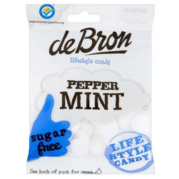 3x De bron Suikervrije Pepermunt 80 gr