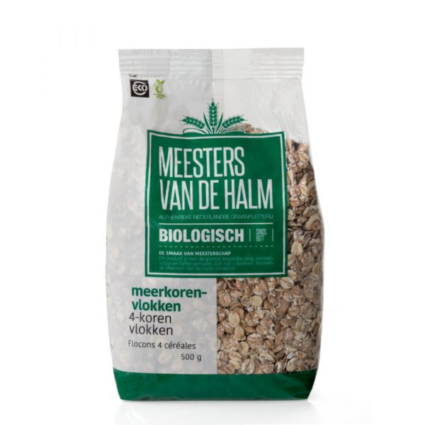 3x De halm 4 Korenvlokken Eko 500 gr