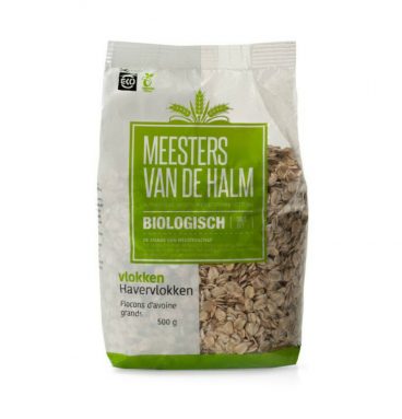 3x De halm Biologisch Havervlokken Grof 500 gr