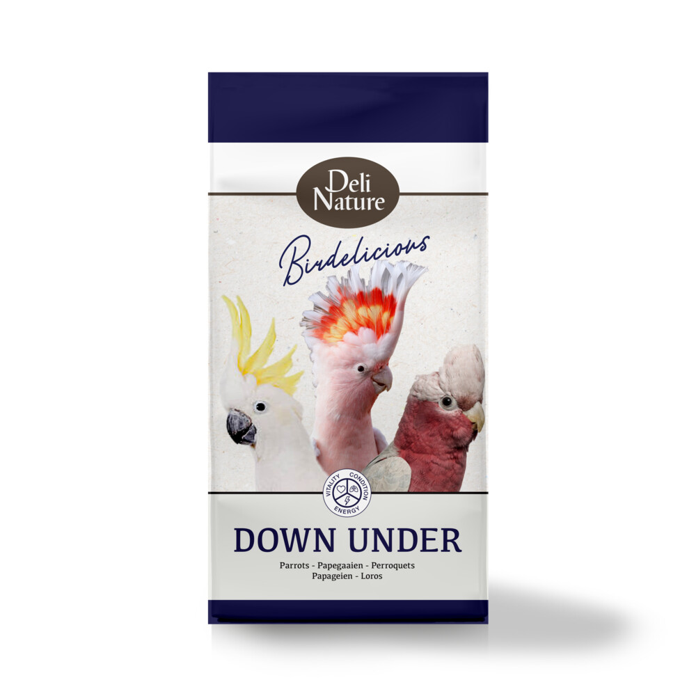 5x Deli Nature Birdelicious Papegaaien Down Under 750 gr