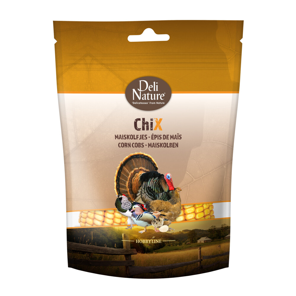 10x Deli Nature Chix Maïskolfjes 320 gr